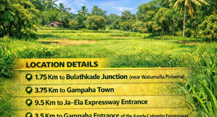 Land for Sale Gampaha