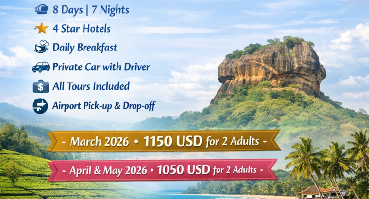 SPECIAL OFFER – Sri Lanka 2026