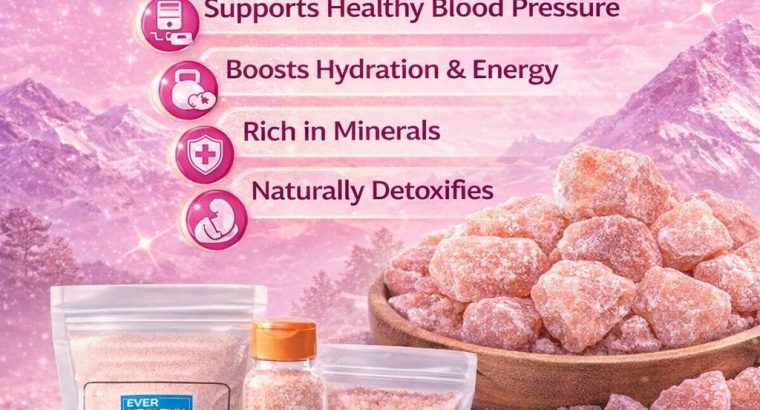 සෞඛ්‍යය සුවතාවයට – හිමාලයානු රෝස ලුණු (Himalayan Pink Salt)