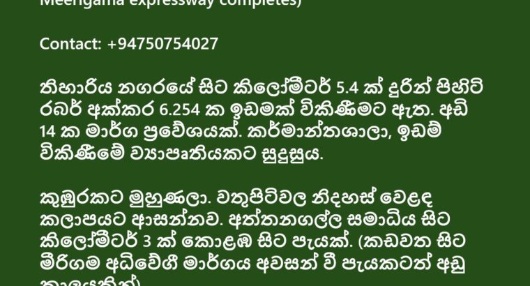 Gampaha Land for Sale