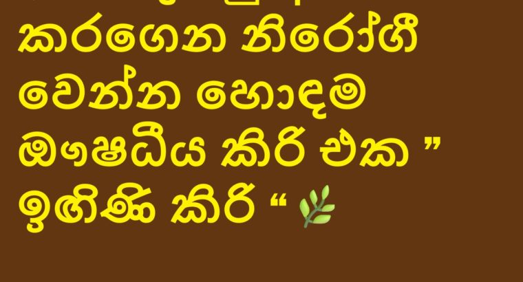 🌿 වකුගඩු ආරක්ෂා කරගෙන නිරෝගී වෙන්න හොඳම ඖෂධීය කිරි එක ” ඉඟිණි කිරි “🌿
