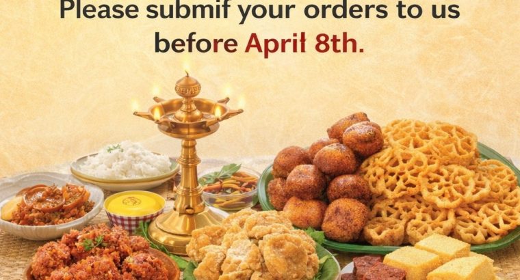 Celebrate Sinhala New Year with Our Products (Spices & Foods)