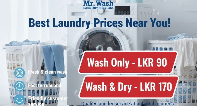 Mr Wash – Clean, Fresh & Reliable