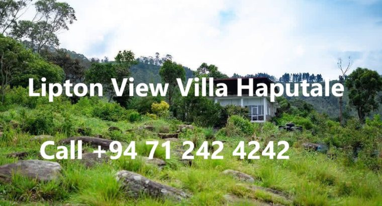 Lipton View Villa Haputale