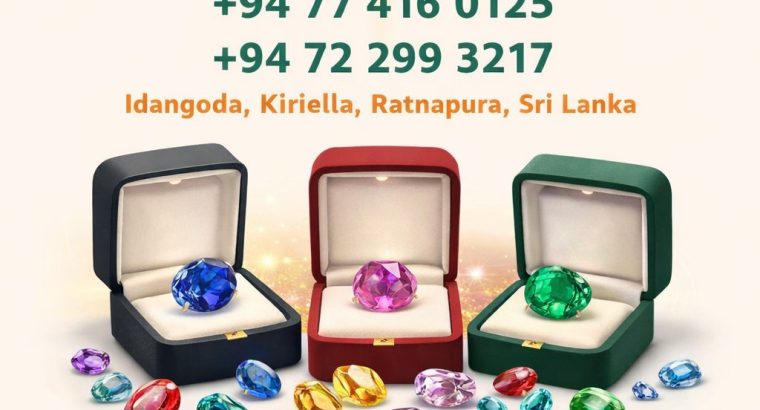 Ceylon Gems –Where Trust Meets True Beauty...