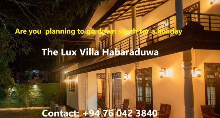 The Lux Villa Habaraduwa