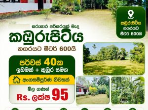 Land with House for Sale in Kamburupitiya