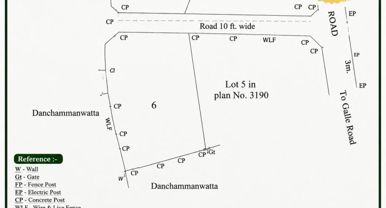 Prime Residential Land for Sale in Kaluthara – Eathagama